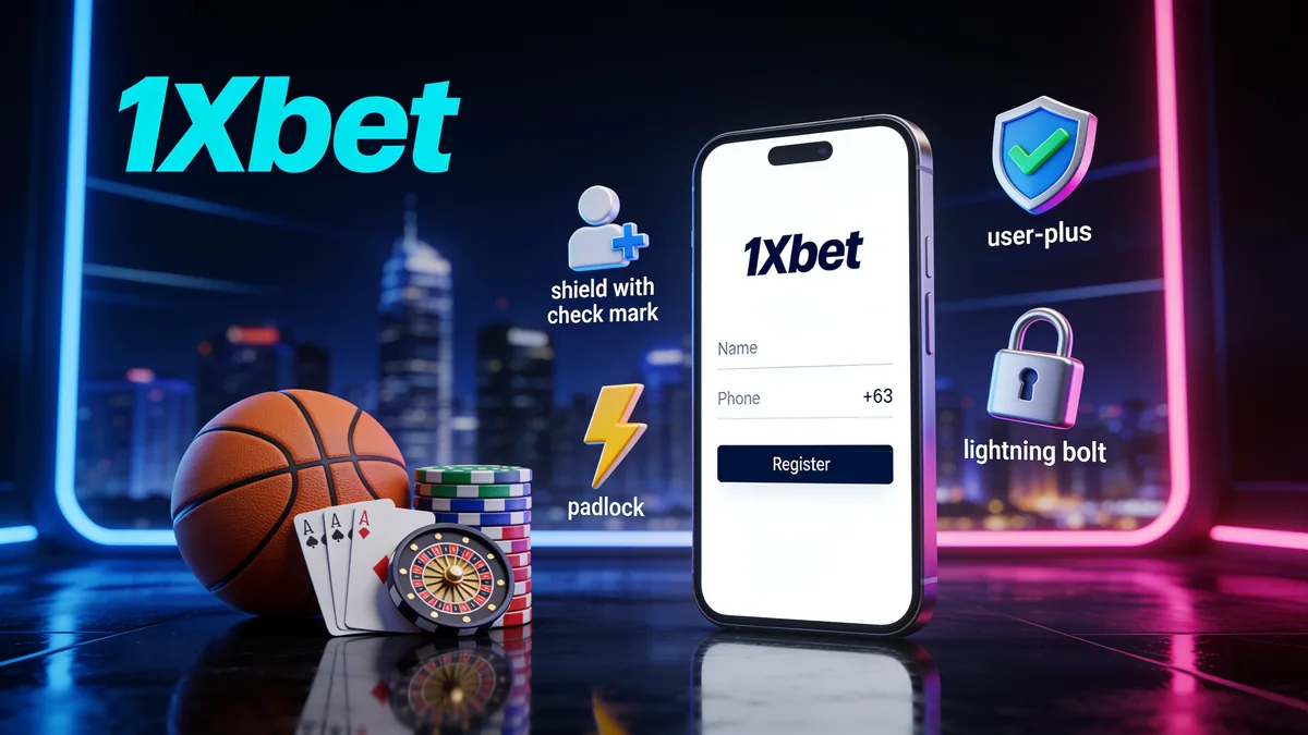 How to Register on 1xBet Philippines for players in the Philippines